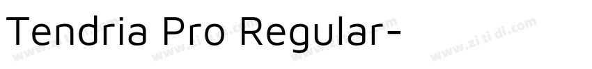 Tendria Pro Regular字体转换 Tendria Pro Regular字体转换